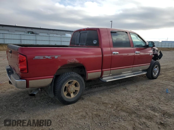 2008 Dodge Ram 2500 Laramie with VIN 3D7KS29A68G174825, listed as a Copart auction lot 80424164 with 152,043 mi miles and Salvage Title. Bid and sale history available at carsss.com. Image 3.