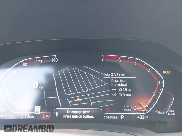 2022 BMW 4 Series 430i xDrive with VIN WBA73AP09NCJ28175, listed as a IAAI auction lot 41486064 with 27,312 mi miles and . Bid and sale history available at DreamBid. Image 7.