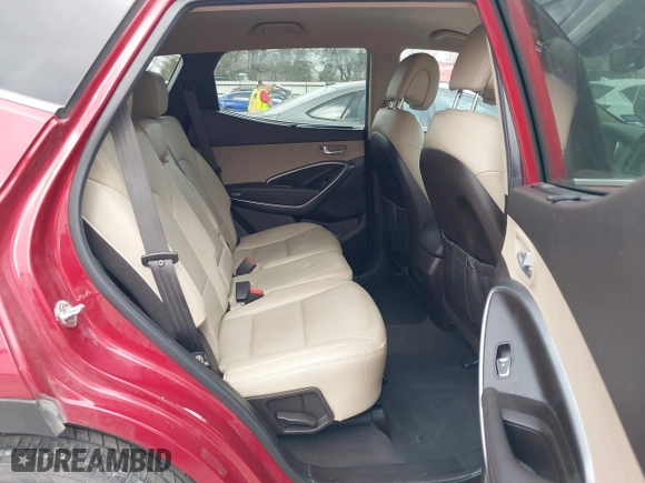 2017 Hyundai Santa Fe Sport 2.0T with VIN 5XYZU4LA6HG409438, listed as a IAAI auction lot 41680534 with 84,035 mi miles. Bid and sale history available at carsss.com. Image 8.