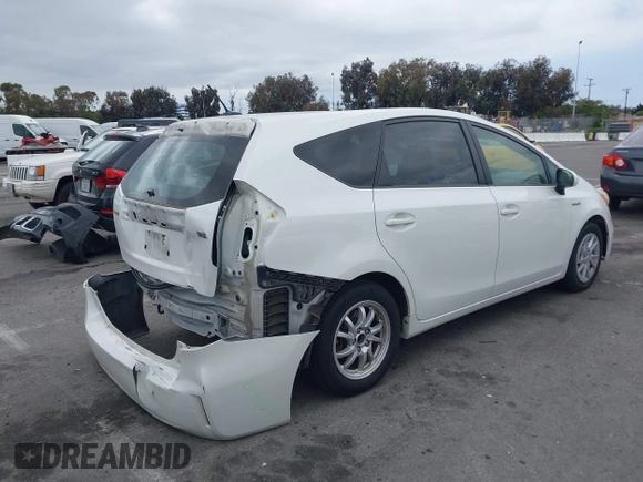 2013 Toyota Prius Two with VIN JTDZN3EU6D3288536, listed as a IAAI auction lot 42139732 with 228,673 mi miles and . Bid and sale history available at carsss.com. Image 4.