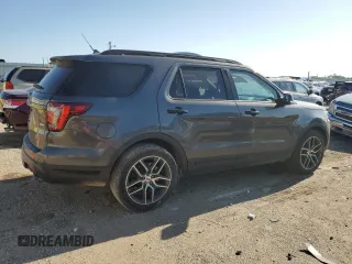 2018 Ford Explorer Sport z VIN 1FM5K8GT6JGA79581, wystawiony jako Copart lot #61348985 z przebiegiem 79 773 mil mil oraz Szkoda całkowita • Salvage title. Historia ofert i sprzedaży dostępna na DreamBid. Obrazek 3.