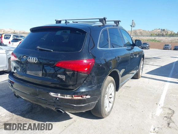 2014 Audi Q5 Premium z VIN WA1CFAFP0EA085858, wystawiony jako IAAI lot #41956522 z przebiegiem Nie podano mil oraz . Historia ofert i sprzedaży dostępna na DreamBid. Obrazek 4.