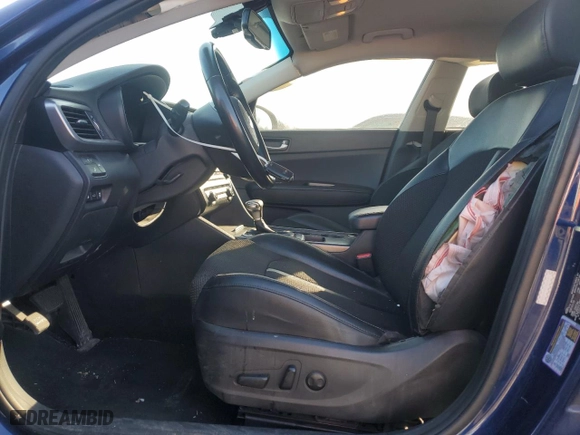 2019 Kia Optima LX with VIN 5XXGT4L36KG353783, listed as a Copart auction lot 49107125 with 76,674 mi miles and Salvage Title. Bid and sale history available at carsss.com. Image 7.