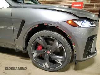 2023 Jaguar F-Pace SVR with VIN SADCZ2EE1PA704896, listed as a Copart auction lot 47456695 with 6,623 mi miles and Salvage Title. Bid and sale history available at DreamBid. Image 10.