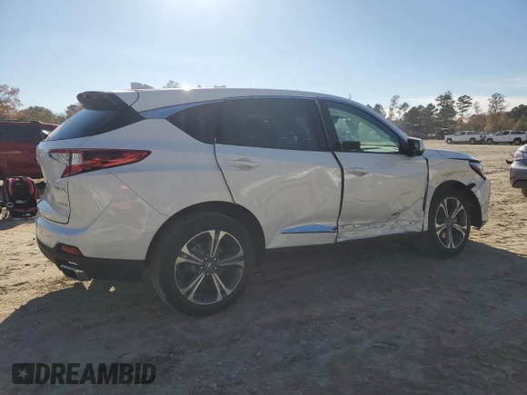 2023 Acura RDX w/Advance Package with VIN 5J8TC2H74PL018593, listed as a Copart auction lot 82117684 with 15,358 mi miles and Salvage Title. Bid and sale history available at carsss.com. Image 3.
