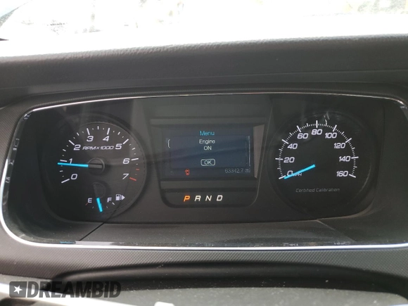 2018 Ford Police Interceptor с VIN 1FAHP2MK4JG131257, выставлен на аукционе Copart как лот 55406925 с пробегом 63 342 миль миль и Списание • Salvage title. История ставок и продаж доступна на DreamBid. Изображение 9.