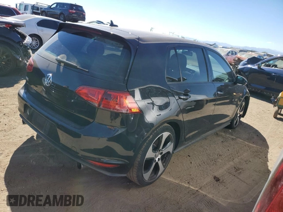2015 Volkswagen GTI SE with VIN 3VW4T7AU4FM065603, listed as a Copart auction lot 72845514 with 75,922 mi miles and Salvage Title. Bid and sale history available at DreamBid. Image 3.