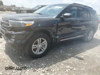 2022 Ford Explorer XLT z VIN 1FMSK8DH6NGA80965, wystawiony jako Copart lot #54668565 z przebiegiem 70 114 mil mil oraz Szkoda całkowita • Salvage title. Historia ofert i sprzedaży dostępna na DreamBid. Obrazek 1.