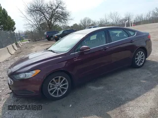 2017 Ford Fusion SE with VIN 3FA6P0HDXHR350377, listed as a IAAI auction lot 42091011 with 109,670 mi miles. Bid and sale history available at carsss.com. Image 2.