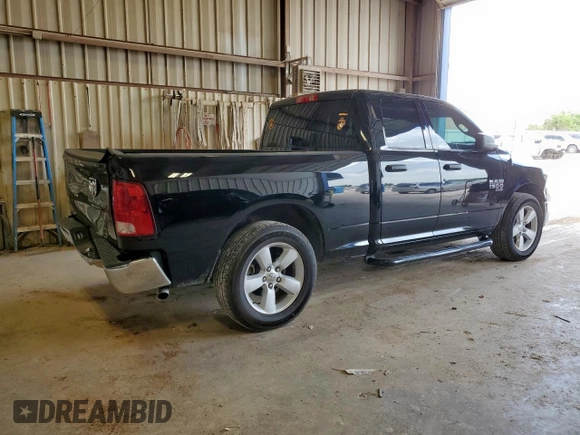 2021 Ram 1500 Tradesman with VIN 1C6RR6FG8MS508223, listed as a Copart auction lot 56572805 with 46,777 mi miles and Salvage title. Bid and sale history available at DreamBid. Image 3.