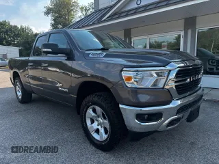 2019 Ram 1500 Big Horn with VIN 1C6SRFBT0KN784153, listed as a Copart auction lot 67307175 with 145,366 mi miles and Clean title. Bid and sale history available at DreamBid. Image 1.