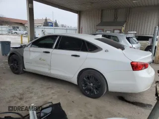 2017 Chevrolet Impala LS with VIN 2G11X5SA7H9172314, listed as a Copart auction lot 41958995 with 128,940 mi miles and Salvage title. Bid and sale history available at DreamBid. Image 2.