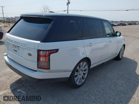 2014 Land Rover Range Rover Supercharged z VIN SALGS3TF6EA179889, wystawiony jako IAAI lot #42524852 z przebiegiem 134 881 mil mil oraz . Historia ofert i sprzedaży dostępna na DreamBid. Obrazek 4.