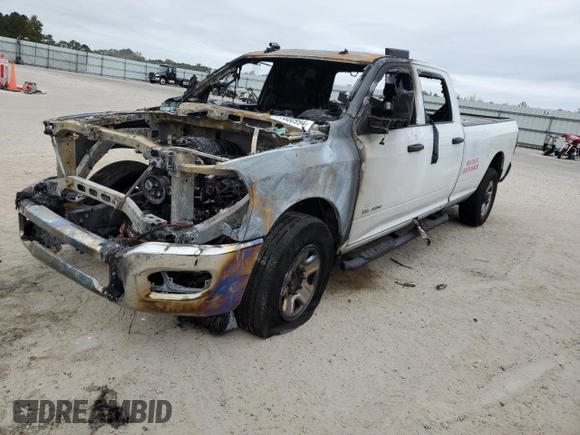 2021 Ram 2500 Tradesman with VIN 3C6UR4HJ3MG651918, listed as a Copart auction lot 77608994 with 0 mi miles and Salvage Title. Bid and sale history available at carsss.com. Image 1.