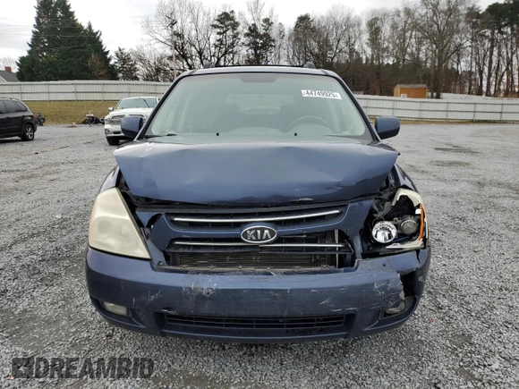 2007 Kia Sedona LX with VIN KNDMB233876171518, listed as a Copart auction lot 44749925 with 60,848 mi miles and Salvage Title. Bid and sale history available at carsss.com. Image 5.