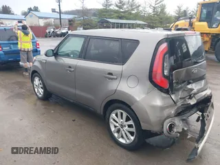 2018 Kia Soul + with VIN KNDJP3A50J7535785, listed as a IAAI auction lot 41933938 with 112,282 mi miles. Bid and sale history available at carsss.com. Image 3.