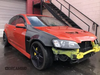 2008 Pontiac G8 GT with VIN 6G2EC57Y38L127087, listed as a Copart auction lot 49531665 with 60,601 mi miles and Salvage Title. Bid and sale history available at carsss.com. Image 1.