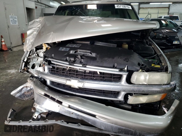 2002 Chevrolet Suburban LS with VIN 1GNFK16Z12J230280, listed as a Copart auction lot 45715015 with 0 mi miles and Salvage Title. Bid and sale history available at carsss.com. Image 5.