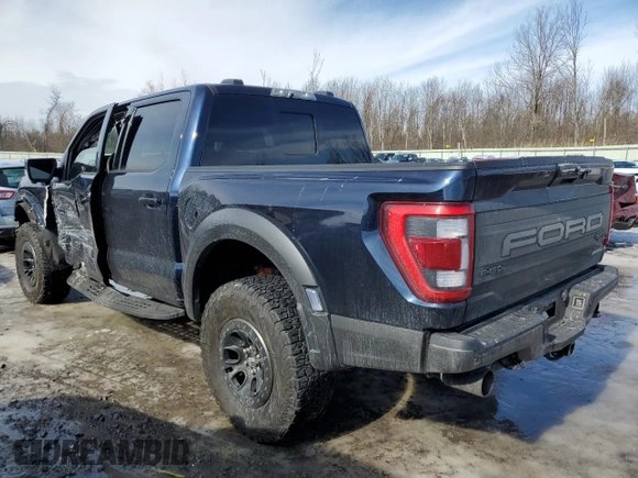2023 Ford F-150 Raptor with VIN 1FTFW1RG0PFD16861, listed as a Copart auction lot 45338035 with 19,454 mi miles and Salvage Title. Bid and sale history available at DreamBid. Image 2.