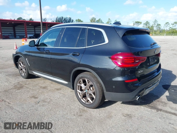 2021 BMW X3 sDrive30i z VIN 5UXTY3C02M9G80084, wystawiony jako IAAI lot #42077773 z przebiegiem 36 239 mil mil oraz . Historia ofert i sprzedaży dostępna na DreamBid. Obrazek 3.