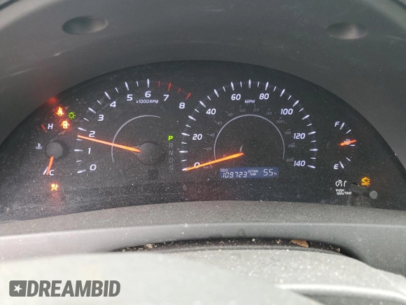 2010 Toyota Camry with VIN 4T1BF3EKXAU036867, listed as a Copart auction lot 53786885 with 109,723 mi miles and Salvage Title. Bid and sale history available at DreamBid. Image 9.