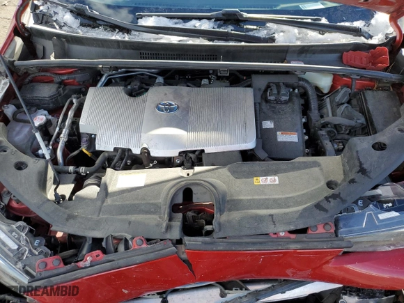 2022 Toyota Prius L Eco with VIN JTDKAMFUXN3160514, listed as a Copart auction lot 42421335 with 53,619 mi miles and Salvage Title. Bid and sale history available at carsss.com. Image 12.