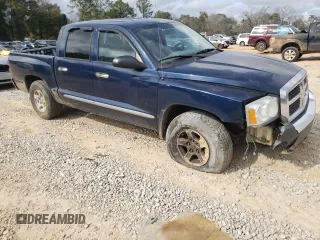 2005 Dodge Dakota SLT with VIN 1D7HE48N15S223063, listed as a Copart auction lot 43223535 with 167,501 mi miles and Salvage Title. Bid and sale history available at DreamBid. Image 4.