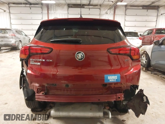 2022 Buick Encore GX Select с VIN KL4MMESL0NB125824, выставлен на аукционе IAAI как лот 41238380 с пробегом 34 407 миль миль и . История ставок и продаж доступна на DreamBid. Изображение 17.