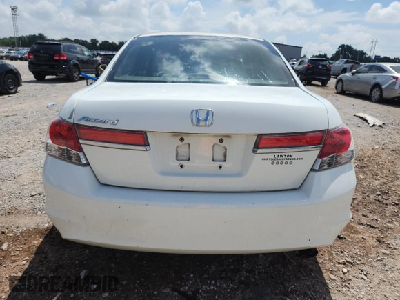 2011 Honda Accord LX with VIN 1HGCP2F31BA015028, listed as a Copart auction lot 63606975 with 178,574 mi miles and Salvage title. Bid and sale history available at DreamBid. Image 6.