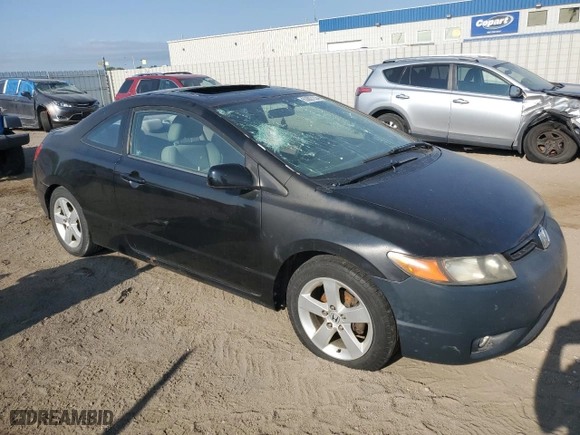 2008 Honda Civic Cpe EX with VIN 2HGFG118X8H523311, listed as a Copart auction lot 63807224 with 182,743 mi miles and Clean Title. Bid and sale history available at carsss.com. Image 4.