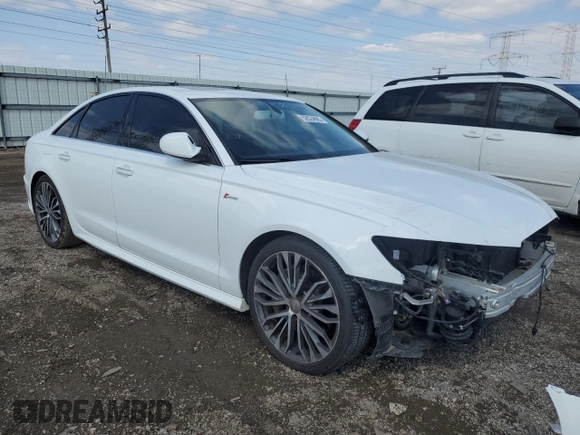 2016 Audi A6 Premium Plus with VIN WAUFGAFC3GN003126, listed as a Copart auction lot 52024885 with 146,152 mi miles and Salvage Title. Bid and sale history available at DreamBid. Image 4.