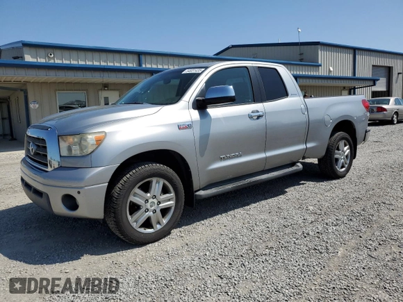 2007 Toyota Tundra Limited с VIN 5TBBV58137S456479, выставлен на аукционе Copart как лот 54651435 с пробегом 139 500 миль миль и Списание • Salvage title. История ставок и продаж доступна на DreamBid. Изображение 1.