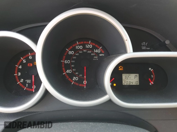 2010 Toyota Matrix S with VIN 2T1KE4EE1AC035207, listed as a Copart auction lot 65233545 with 203,410 mi miles and Clean title. Bid and sale history available at DreamBid. Image 9.