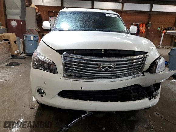 2014 Infiniti QX80 with VIN JN8AZ2NE9E9061705, listed as a Copart auction lot 57645125 with 147,845 mi miles and Salvage title. Bid and sale history available at DreamBid. Image 5.