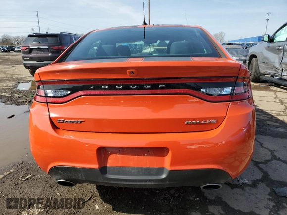 2015 Dodge Dart SXT with VIN 1C3CDFBB0FD402920, listed as a Copart auction lot 51809795 with 116,824 mi miles and Clean Title. Bid and sale history available at DreamBid. Image 6.