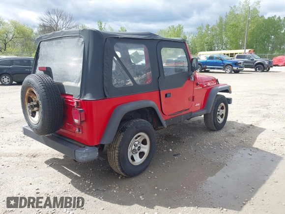 1998 Jeep Wrangler SE with VIN 1J4FY29P2WP766420, listed as a IAAI auction lot 42318624 with 200,129 mi miles and . Bid and sale history available at DreamBid. Image 4.
