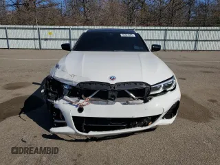 2021 BMW 3 Series M340i xDrive with VIN 3MW5U9J05M8C08378, listed as a Copart auction lot 46323565 with 34,604 mi miles and Salvage Title. Bid and sale history available at carsss.com. Image 5.