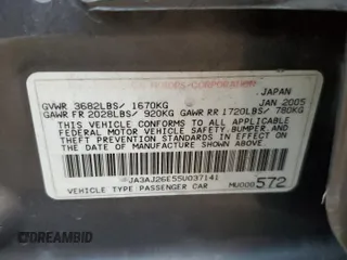 2005 Mitsubishi Lancer ES with VIN JA3AJ26E55U037141, listed as a Copart auction lot 47612055 with 0 mi miles and Salvage Title. Bid and sale history available at carsss.com. Image 12.