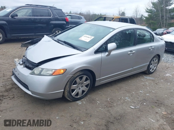 2006 Honda Civic LX with VIN 1HGFA16516L115313, listed as a IAAI auction lot 42018073 with 193,621 mi miles and . Bid and sale history available at DreamBid. Image 2.