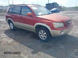 2003 Toyota Highlander z VIN JTEGD21A630057633, wystawiony jako IAAI lot #42308391 z przebiegiem Nie podano mil oraz . Historia ofert i sprzedaży dostępna na DreamBid. Obrazek 1.