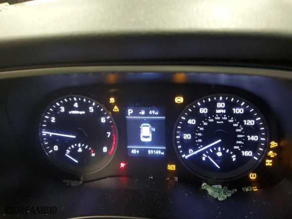 2019 Hyundai Tucson SEL with VIN KM8J3CAL1KU021517, listed as a Copart auction lot 45274455 with 59,149 mi miles and Salvage Title. Bid and sale history available at carsss.com. Image 9.