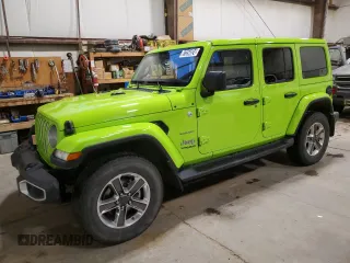 2021 Jeep Wrangler Unlimited Sahara Altitude с VIN 1C4HJXEG5MW841698, выставлен на аукционе Copart как лот 87254824 с пробегом 141 833 миль миль и Чистый • Clean title. История ставок и продаж доступна на DreamBid. Изображение 1.