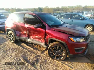2021 Jeep Compass 80th Anniversary with VIN 3C4NJDEB2MT595656, listed as a IAAI auction lot 41874360 with 76,296 mi miles and . Bid and sale history available at DreamBid. Image 1.