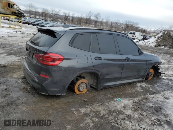 2020 BMW X3 M Competition z VIN 5YMTS0C0XL9B17548, wystawiony jako Copart lot #45018825 z przebiegiem 62 670 mil mil oraz Szkoda całkowita • Salvage title. Historia ofert i sprzedaży dostępna na DreamBid. Obrazek 3.