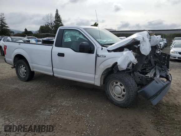2017 Ford F-150 XL with VIN 1FTMF1C84HKC93294, listed as a Copart auction lot 44221775 with 183,672 mi miles and Salvage Title. Bid and sale history available at carsss.com. Image 4.