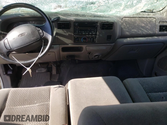 2001 Ford F-350 XL with VIN 1FTSW30F11EC16487, listed as a Copart auction lot 74970834 with 169,268 mi miles and Salvage Title. Bid and sale history available at DreamBid. Image 8.