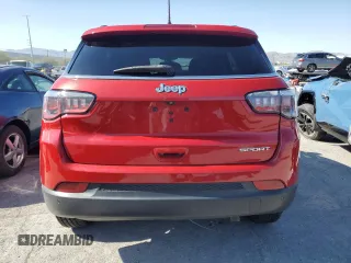 2019 Jeep Compass Sport with VIN 3C4NJCABXKT613530, listed as a Copart auction lot 57901865 with 102,530 mi miles and Salvage title. Bid and sale history available at DreamBid. Image 6.