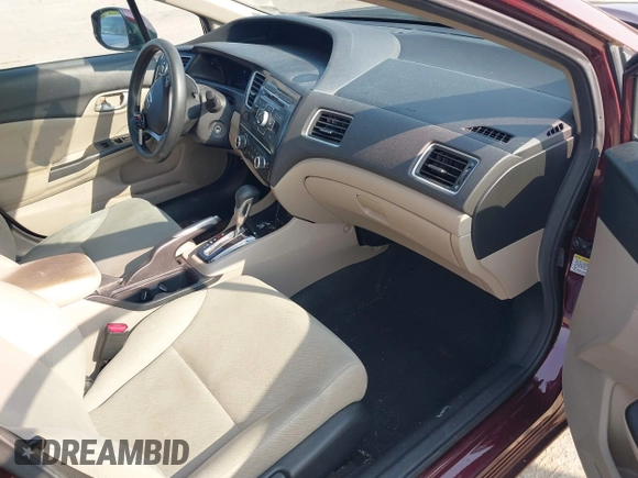 2013 Honda Civic LX z VIN 19XFB2F51DE263355, wystawiony jako IAAI lot #42415164 z przebiegiem 102 748 mil mil oraz . Historia ofert i sprzedaży dostępna na DreamBid. Obrazek 5.