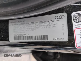 2016 Audi A6 Premium Plus with VIN WAUFGAFC0GN005223, listed as a Copart auction lot 51528365 with 115,138 mi miles and Salvage Title. Bid and sale history available at DreamBid. Image 13.
