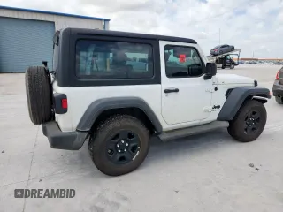 2023 Jeep Wrangler Sport with VIN 1C4HJXAG4PW667732, listed as a Copart auction lot 61261215 with 48,089 mi miles and Salvage title. Bid and sale history available at DreamBid. Image 3.
